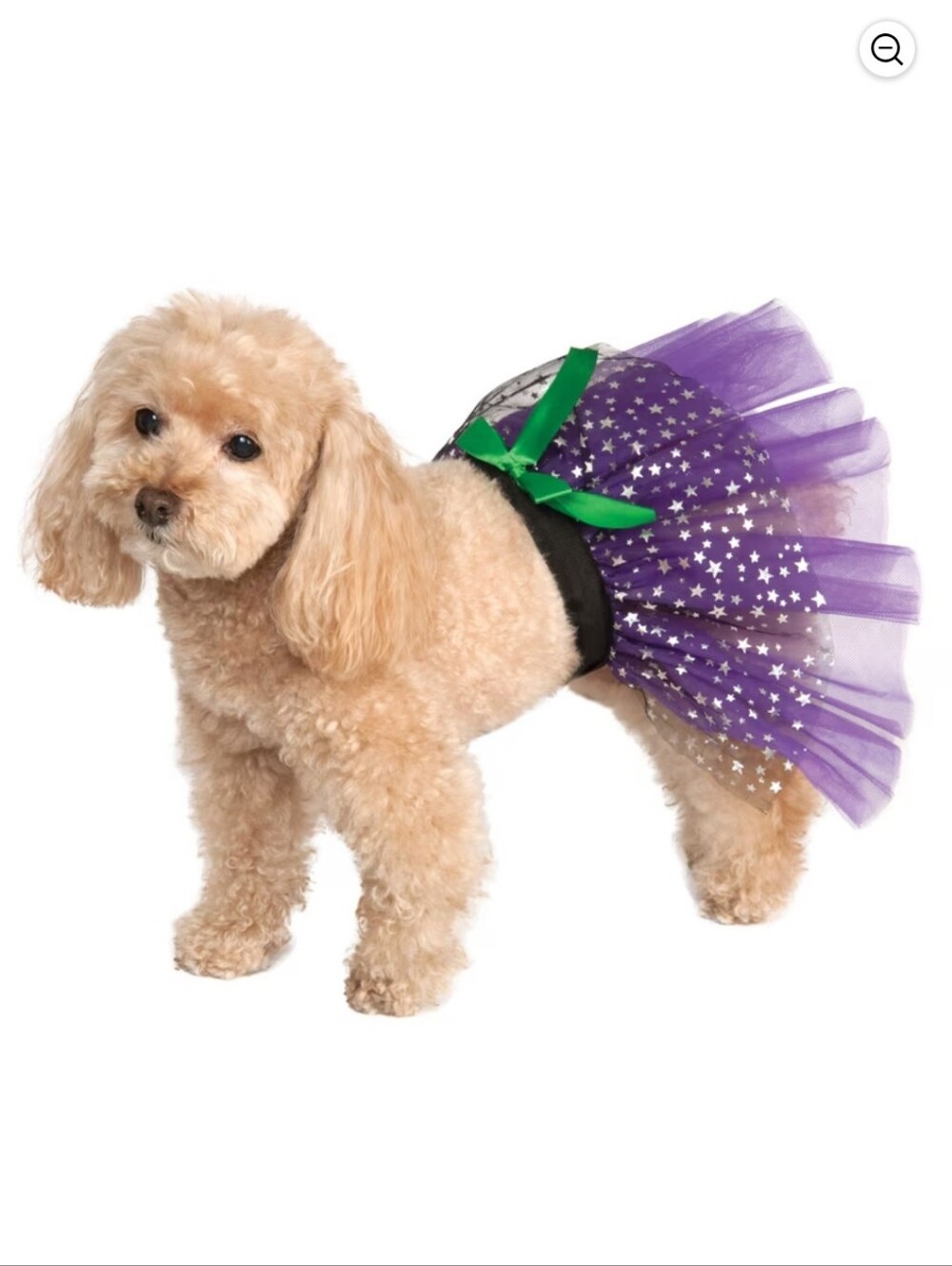 Rubies Pet Shop Boutique Halloween Spider Tutu Costume Purple Black Stars S/M